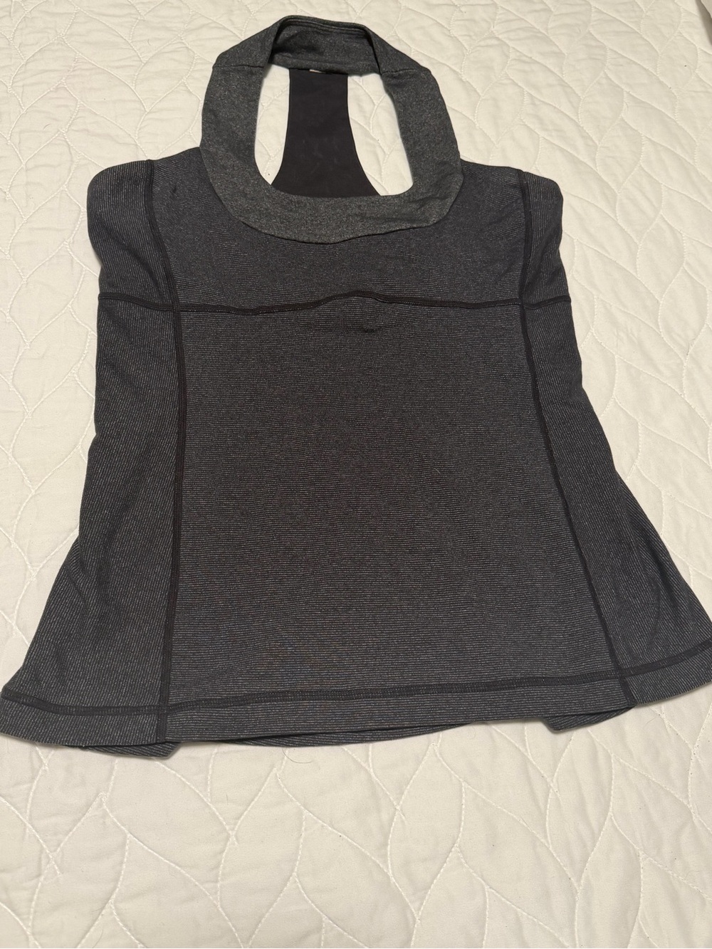 lululemon athletica Charcoal Gray Halter Tank